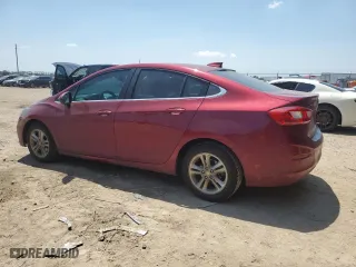 2017 Chevrolet Cruze LT with VIN 1G1BE5SM5H7214887, listed as a Copart auction lot 52987105 with 91,918 mi miles and Salvage Title. Bid and sale history available at carsss.com. Image 2.