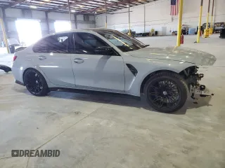 2023 BMW M3 Competition z VIN WBS33AY03PFN62375, wystawiony jako Copart lot #47433395 z przebiegiem 27 849 mil mil oraz Szkoda całkowita • Salvage title. Historia ofert i sprzedaży dostępna na DreamBid. Obrazek 4.