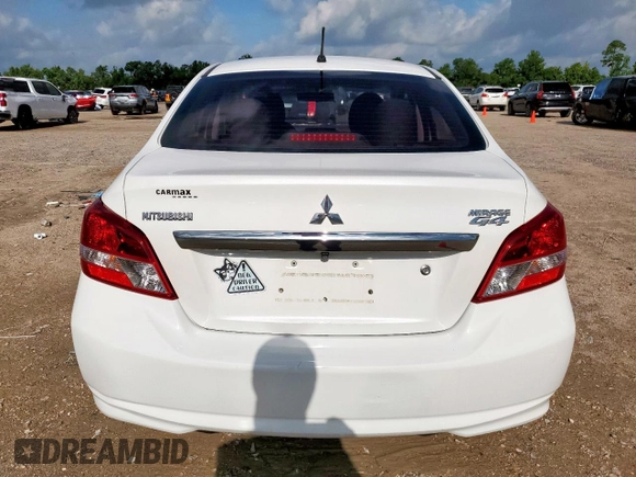2019 Mitsubishi Mirage ES with VIN ML32F3FJXKHF03554, listed as a Copart auction lot 64559055 with 78,070 mi miles and Salvage title. Bid and sale history available at DreamBid. Image 6.