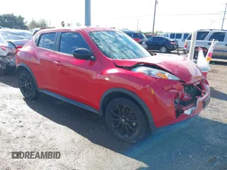 2014 Nissan Juke S with VIN JN8AF5MRXET356779, listed as a IAAI auction lot 41351761 with 1 mi miles. Bid and sale history available at carsss.com. Image 1.