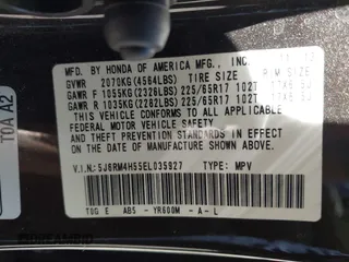 2014 Honda CR-V EX with VIN 5J6RM4H55EL035927, listed as a IAAI auction lot 42297836 with 129,649 mi miles and . Bid and sale history available at DreamBid. Image 9.