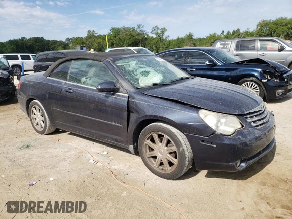 2008 Chrysler Sebring Touring z VIN 1C3LC55R88N145038, wystawiony jako Copart lot #57938415 z przebiegiem 120 291 mil mil oraz Szkoda całkowita • Salvage title. Historia ofert i sprzedaży dostępna na DreamBid. Obrazek 4.