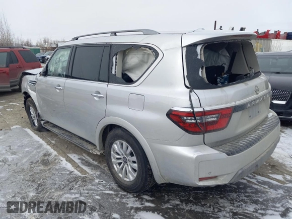 2022 Nissan Armada SV with VIN JN8AY2AD4N9677490, listed as a Copart auction lot 49169234 with 36,096 mi miles. Bid and sale history available at carsss.com. Image 2.