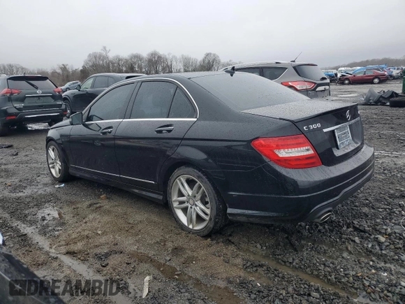 2013 Mercedes-Benz C 300 Sport with VIN WDDGF8AB7DR275335, listed as a Copart auction lot 51602815 with 139,423 mi miles and Clean Title. Bid and sale history available at DreamBid. Image 2.