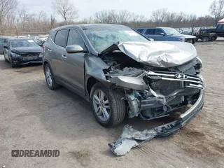 2013 Hyundai Santa Fe Sport z VIN 5XYZWDLA2DG014838, wystawiony jako IAAI lot #41999095 z przebiegiem 115 802 mil mil oraz . Historia ofert i sprzedaży dostępna na DreamBid. Obrazek 1.