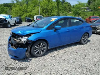 2021 Nissan Versa SV with VIN 3N1CN8EV5ML817624, listed as a Copart auction lot 58752455 with 94,240 mi miles and Salvage title. Bid and sale history available at DreamBid. Image 1.