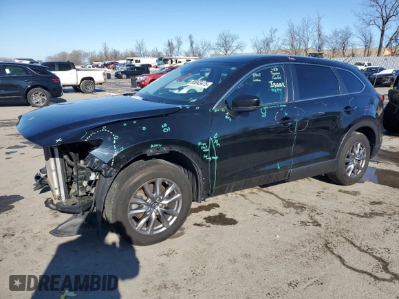 2019 Mazda CX-9 Sport with VIN JM3TCBBY2K0316853, listed as a Copart auction lot 88943475 with 155,130 mi miles and Salvage Title. Bid and sale history available at carsss.com. Image 1.