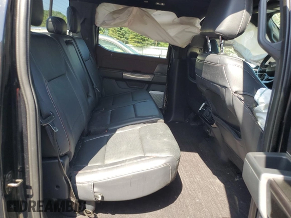 2021 Ford F-150 XL with VIN 1FTFW1E81MFA80456, listed as a Copart auction lot 61268545 with 57,233 mi miles and Salvage title. Bid and sale history available at DreamBid. Image 10.