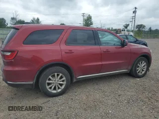 2015 Dodge Durango SXT with VIN 1C4RDJAG8FC147543, listed as a Copart auction lot 65713485 with 209,010 mi miles and Salvage title. Bid and sale history available at DreamBid. Image 3.
