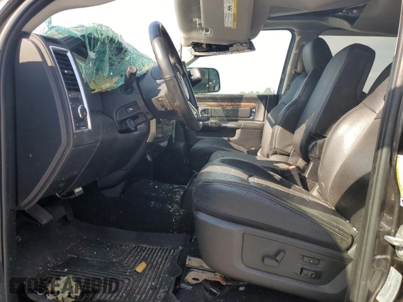 2016 Ram 2500 Laramie with VIN 3C6UR5NLXGG336887, listed as a Copart auction lot 60859575 with Not provided miles and Salvage title. Bid and sale history available at DreamBid. Image 7.