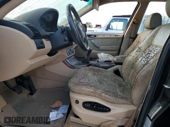 2005 BMW X5 3.0i with VIN 5UXFA13535LB09774, listed as a Copart auction lot 73848924 with 0 mi miles and Salvage Title. Bid and sale history available at carsss.com. Image 7.