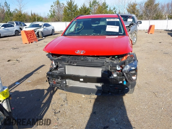 2024 Hyundai Kona SEL with VIN KM8HBCABXRU096414, listed as a IAAI auction lot 41309208 with 7,765 mi miles and . Bid and sale history available at DreamBid. Image 12.