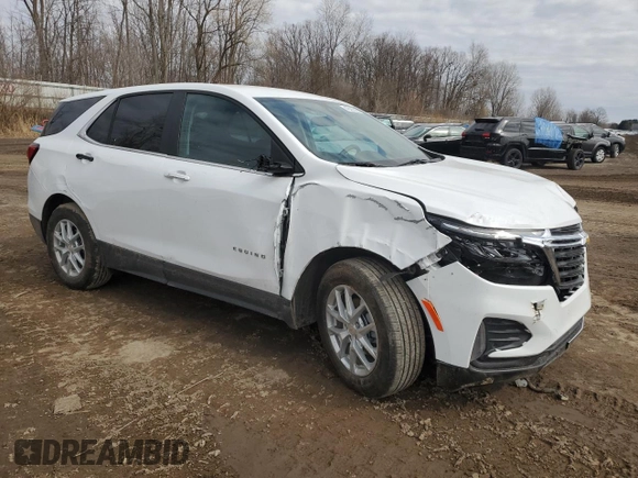 2024 Chevrolet Equinox LT with VIN 3GNAXKEG8RL139995, listed as a Copart auction lot 48483535 with 14,658 mi miles and Non Repairable. Bid and sale history available at DreamBid. Image 4.