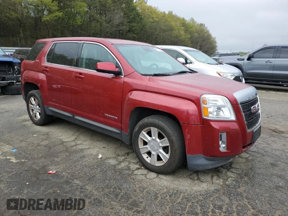 2013 GMC Terrain SLE with VIN 2GKFLREK8D6414726, listed as a Copart auction lot 51108885 with 158,791 mi miles and Salvage Title. Bid and sale history available at carsss.com. Image 4.
