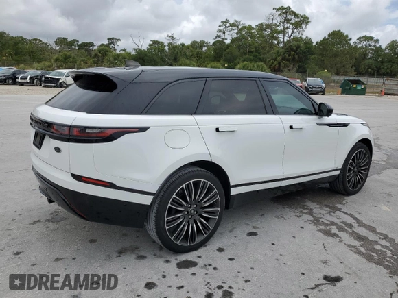 2018 Land Rover Range Rover Velar R-Dynamic HSE with VIN SALYM2RN0JA745773, listed as a Copart auction lot 53060244 with 67,639 mi miles and Salvage Title. Bid and sale history available at carsss.com. Image 3.