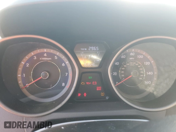 2014 Hyundai Elantra z VIN KMHDH6AH3EU028324, wystawiony jako Copart lot #71984904 z przebiegiem 153 546 mil mil oraz Szkody całkowita. Historia ofert i sprzedaży dostępna na DreamBid. Obrazek 9.