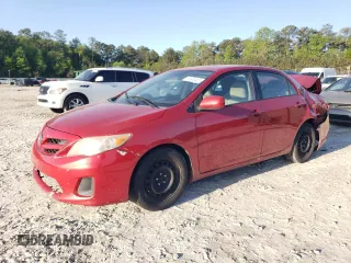2012 Toyota Corolla L with VIN 2T1BU4EE6CC773154, listed as a Copart auction lot 50983465 with 216,460 mi miles and Salvage Title. Bid and sale history available at carsss.com. Image 1.