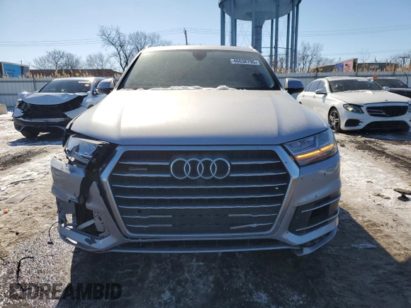 2019 Audi Q7 Premium Plus with VIN WA1LAAF7XKD022369, listed as a Copart auction lot 46038795 with 62,620 mi miles and Salvage title. Bid and sale history available at DreamBid. Image 5.