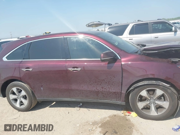 2015 Acura MDX with VIN 5FRYD3H24FB014250, listed as a IAAI auction lot 42054955 with 83,466 mi miles and . Bid and sale history available at DreamBid. Image 14.