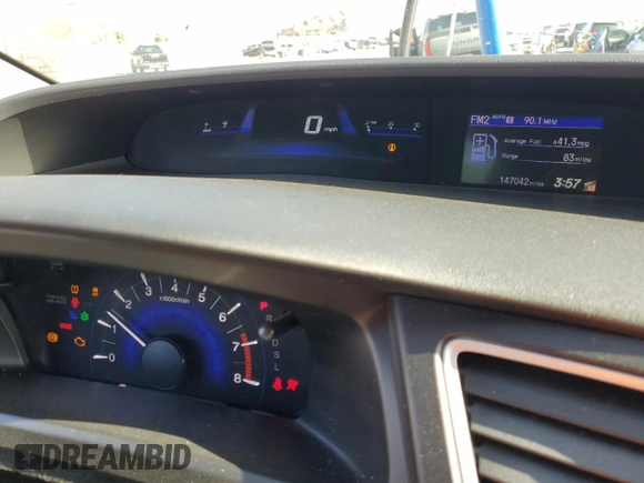 2015 Honda Civic Sedan LX with VIN 19XFB2F51FE239737, listed as a Copart auction lot 54091295 with 147,042 mi miles and Salvage Title. Bid and sale history available at carsss.com. Image 9.