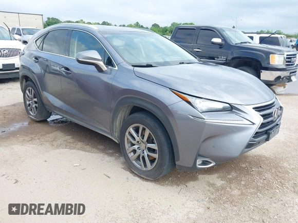 2016 Lexus NX 200t with VIN JTJBARBZ6G2049270, listed as a IAAI auction lot 42111947 with 189,706 mi miles. Bid and sale history available at carsss.com. Image 1.