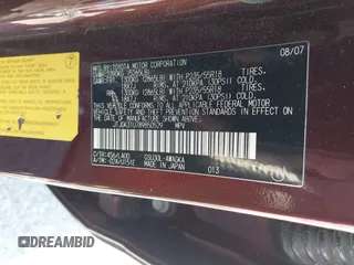 2008 Lexus RX 350 with VIN JTJGK31U789850529, listed as a IAAI auction lot 41211567 with 202,855 mi miles and . Bid and sale history available at DreamBid. Image 9.
