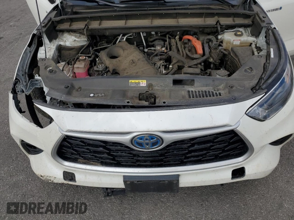 2021 Toyota Highlander Hybrid LE with VIN 5TDBBRCH2MS520387, listed as a Copart auction lot 54453245 with 81,505 mi miles and Salvage title. Bid and sale history available at DreamBid. Image 12.