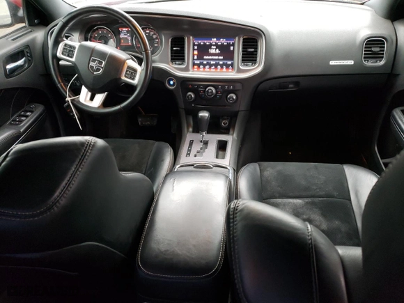 2013 Dodge Charger RT Plus with VIN 2C3CDXCT1DH593678, listed as a Copart auction lot 57032534 with 132,511 mi miles and Salvage Title. Bid and sale history available at carsss.com. Image 8.