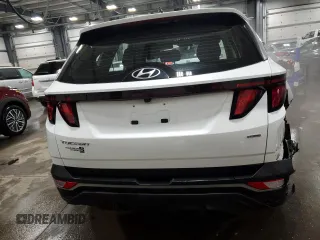 2022 Hyundai Tucson SE with VIN 5NMJACAE2NH034588, listed as a Copart auction lot 45341175 with 47,554 mi miles and Salvage Title. Bid and sale history available at carsss.com. Image 6.