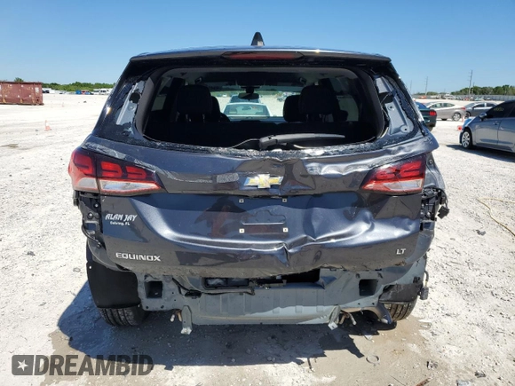 2022 Chevrolet Equinox LT with VIN 3GNAXKEV8NS231042, listed as a Copart auction lot 49452605 with 18,164 mi miles and Salvage Title. Bid and sale history available at DreamBid. Image 6.