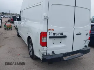 2017 Nissan NV SV with VIN 1N6AF0LY1HN804288, listed as a IAAI auction lot 41607673 with 196,111 mi miles. Bid and sale history available at carsss.com. Image 3.