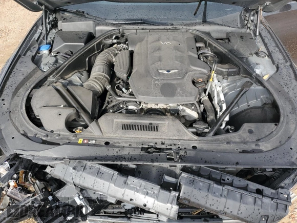 2018 Genesis G80 3.8L с VIN KMHGN4JE2JU239749, выставлен на аукционе Copart как лот 49259985 с пробегом 71 486 миль миль и Списание • Salvage title. История ставок и продаж доступна на DreamBid. Изображение 11.