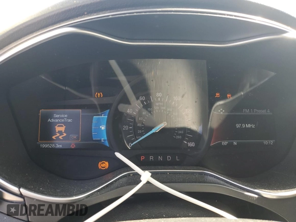 2017 Ford Fusion SE with VIN 3FA6P0H74HR138164, listed as a Copart auction lot 60105485 with 199,528 mi miles and Salvage title. Bid and sale history available at DreamBid. Image 9.