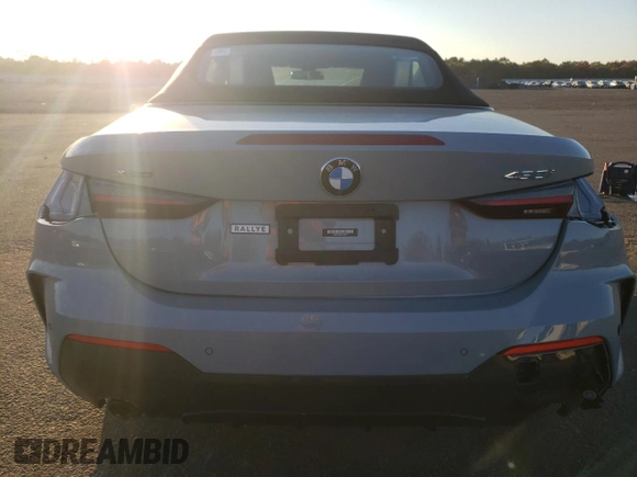 2023 BMW 4 Series 430i xDrive with VIN WBA43AT0XPCL59517, listed as a Copart auction lot 72859063 with 8,653 mi miles and Salvage Title. Bid and sale history available at DreamBid. Image 6.
