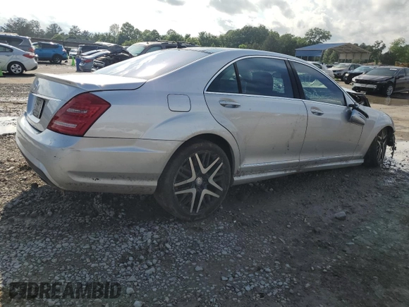 2013 Mercedes-Benz S 550 with VIN WDDNG7DB2DA522009, listed as a Copart auction lot 54538145 with Not Provided miles and Salvage Title. Bid and sale history available at DreamBid. Image 3.