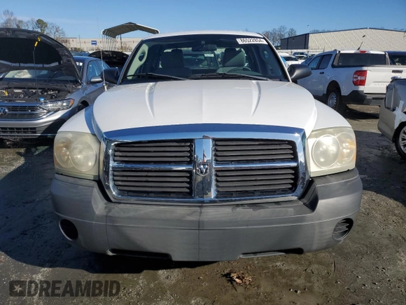 2005 Dodge Dakota ST with VIN 1D7HE22K95S304640, listed as a Copart auction lot 86522854 with Not Provided miles and Salvage Title. Bid and sale history available at DreamBid. Image 5.