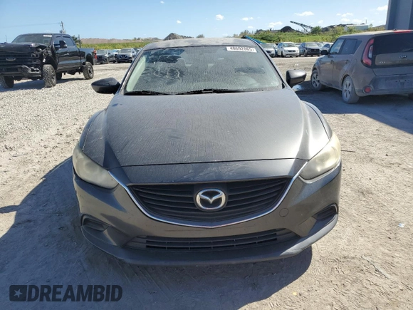 2014 Mazda 6 i Sport with VIN JM1GJ1U63E1125737, listed as a Copart auction lot 48692865 with 106,518 mi miles and Salvage Title. Bid and sale history available at DreamBid. Image 5.