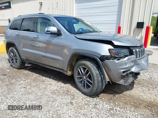 2017 Jeep Grand Cherokee Limited z VIN 1C4RJEBG4HC765329, wystawiony jako IAAI lot #42008297 z przebiegiem 194 607 mil mil oraz . Historia ofert i sprzedaży dostępna na DreamBid. Obrazek 1.