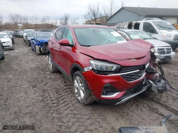 2020 Buick Encore GX Preferred with VIN KL4MMCSL4LB102256, listed as a IAAI auction lot 41715787 with 62,902 mi miles. Bid and sale history available at carsss.com. Image 1.