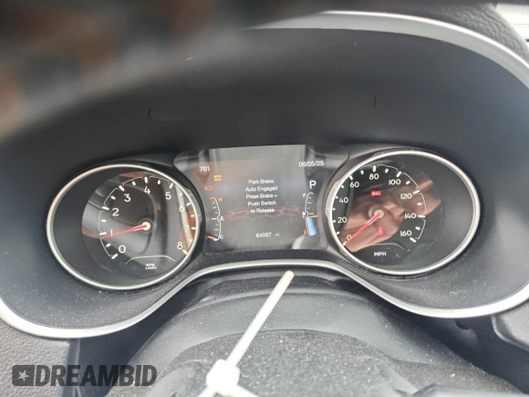 2019 Jeep Compass Limited with VIN 3C4NJDCB6KT656670, listed as a Copart auction lot 59948335 with 64,097 mi miles and Salvage title. Bid and sale history available at DreamBid. Image 9.