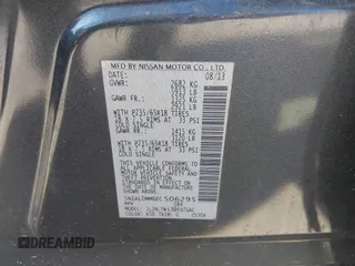2014 Infiniti QX60 with VIN 5N1AL0MM6EC506295, listed as a IAAI auction lot 42549315 with 157,766 mi miles and . Bid and sale history available at DreamBid. Image 9.