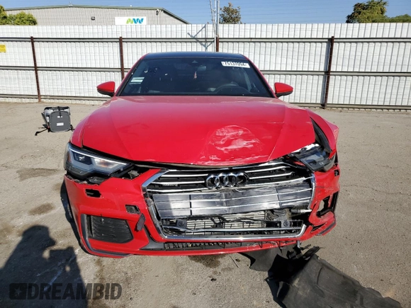 2019 Audi A6 Premium with VIN WAUK2AF25KN069576, listed as a Copart auction lot 75137094 with 0 mi miles and Salvage Title. Bid and sale history available at carsss.com. Image 5.