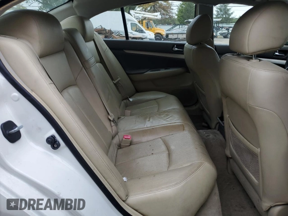 2007 Infiniti G35 G35x with VIN JNKBV61F57M806062, listed as a Copart auction lot 71824064 with 141,836 mi miles and Salvage Title. Bid and sale history available at DreamBid. Image 10.