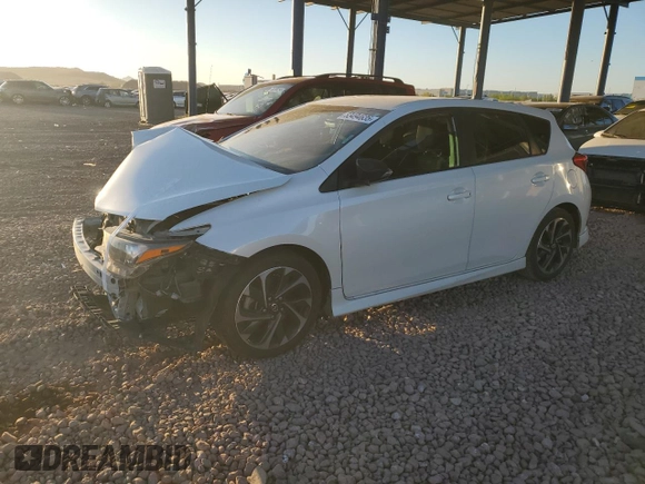 2016 Scion iM with VIN JTNKARJEXGJ503362, listed as a Copart auction lot 53494635 with 123,342 mi miles and Salvage Title. Bid and sale history available at carsss.com. Image 1.