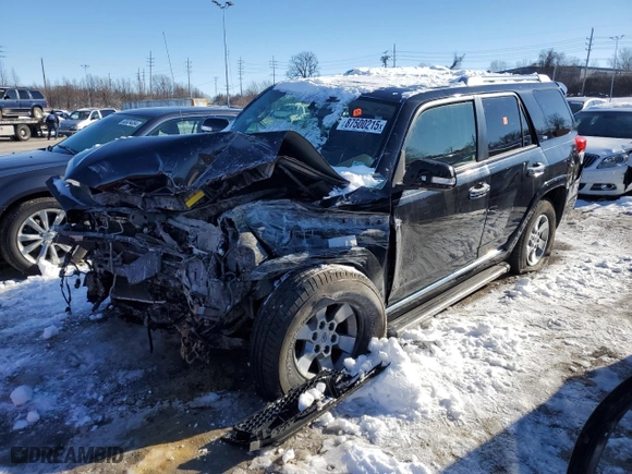 2012 Toyota 4Runner SR5 with VIN JTEBU5JR7C5088765, listed as a Copart auction lot 87500215 with 0 mi miles and Salvage Title. Bid and sale history available at carsss.com. Image 1.