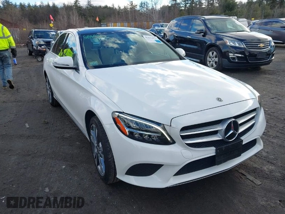 2021 Mercedes-Benz C 300 z VIN W1KWF8EB5MR605575, wystawiony jako IAAI lot #41042025 z przebiegiem 25 639 mil mil oraz . Historia ofert i sprzedaży dostępna na DreamBid. Obrazek 1.