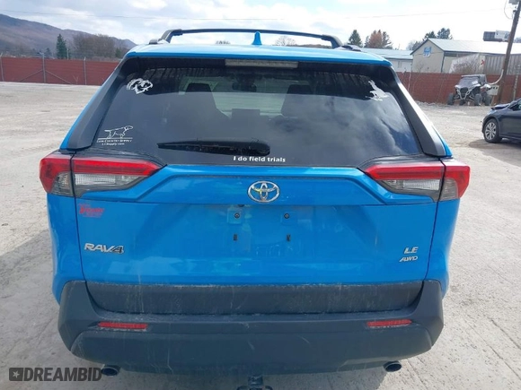 2019 Toyota RAV4 LE with VIN JTMG1RFV5KJ007218, listed as a IAAI auction lot 41887294 with 221,390 mi miles. Bid and sale history available at carsss.com. Image 17.
