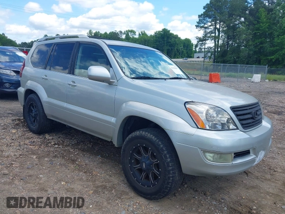 2004 Lexus GX 470 with VIN JTJBT20X640035217, listed as a IAAI auction lot 42156303 with 310,711 mi miles and . Bid and sale history available at DreamBid. Image 1.