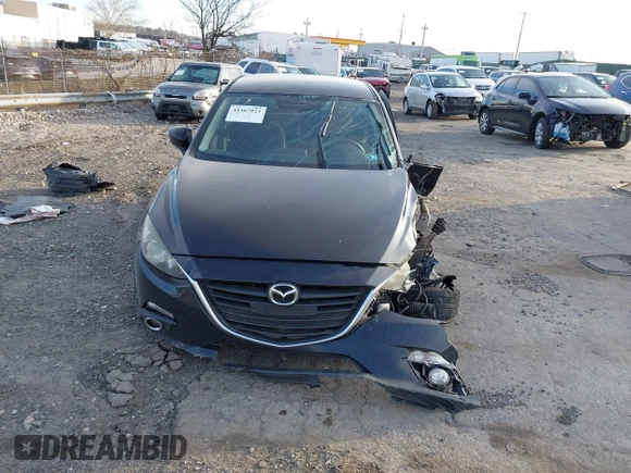 2015 Mazda 3 i SV with VIN JM1BM1T74F1246158, listed as a IAAI auction lot 41587923 with 147,001 mi miles. Bid and sale history available at carsss.com. Image 13.