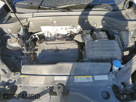 2021 Volkswagen Atlas SEL with VIN 1V2BP2CAXMC587654, listed as a Copart auction lot 49255785 with 117,106 mi miles and Salvage title. Bid and sale history available at DreamBid. Image 12.